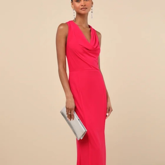 Lulus Dresses & Skirts - Lulu's Vibrant Pink Maxi Dress